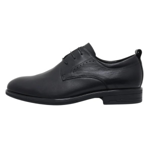 Pantofi barbati, negru, eleganti, piele naturala, cu toc, Otter E6E670004A-01-N-Negru
