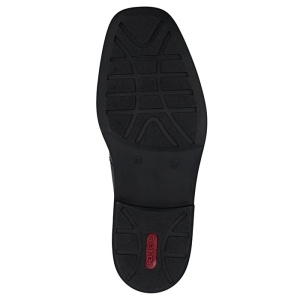 Pantofi barbati negru eleganti piele naturala cu toc Rieker B0804-00-Negru