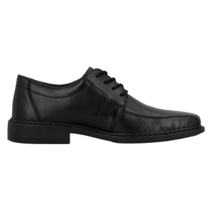 Pantofi barbati negru eleganti piele naturala cu toc Rieker B0812-00-Negru