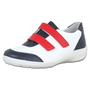 Pantofi dama alb casual piele naturala cu talpa joasa Semler 32-406-1-Alb