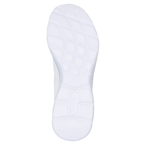 Pantofi dama alb sport textil cu talpa joasa Rieker M5072-80-Alb