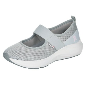 Pantofi dama gri casual textil cu platforma Rieker 42102-40-Gri