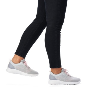 Pantofi dama gri sport textil cu talpa joasa Rieker 40702-40-Gri