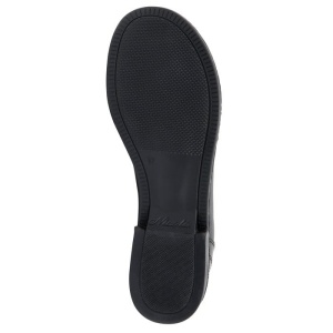 Pantofi dama negru casual piele naturala cu toc Nicolis 14238-L-Negru