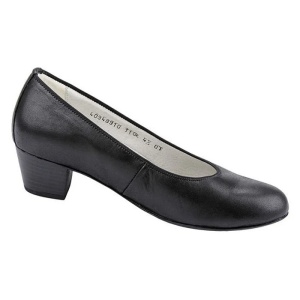 Pantofi dama negru casual piele naturala cu toc Waldlaufer 358501-121-001-Hilaria-Negru