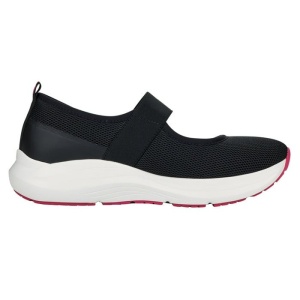 Pantofi dama negru casual textil cu platforma Rieker 42102-00-Negru