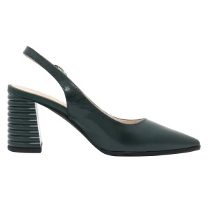 Pantofi dama verde eleganti piele naturala cu toc Epica H4H8380-26265FN-5895-C2-N-Verde