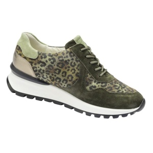 Pantofi dama verde sport piele intoarsa cu talpa groasa Waldlaufer 792008-400-066-H-Carolin-Verde