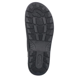 Papuci barbati maro casual piele naturala cu talpa joasa Rieker 20390-24-Maro