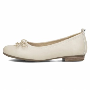 Balerini dama, bej, casual, piele naturala, cu toc, Filippo DP6249-24-BE-Bej