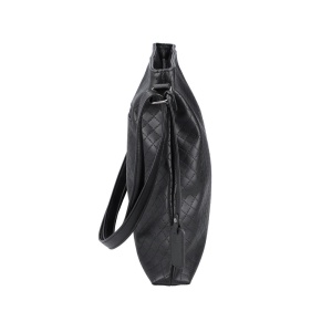 Geanta dama negru casual piele ecologica de umar cu bareta reglabila Rieker H1033-00-Negru