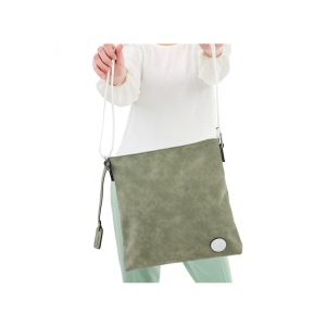 Geanta dama verde casual piele ecologica de umar cu bareta reglabila Rieker H1033-55-Verde