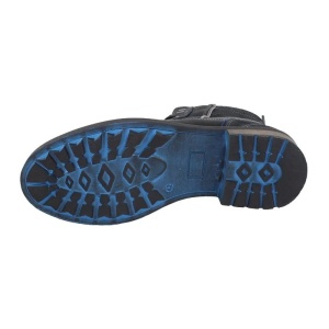 Ghete barbati albastru inchis casual piele naturala si textil cu toc s.Oliver 5-15205-27-806-Albastru-Inchis