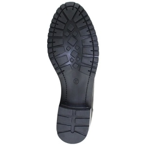 Ghete dama negru casual piele naturala imblanite cu toc Nicolis 146640-Negru