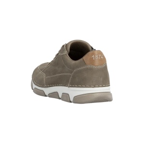 Pantofi barbati bej casual piele naturala cu talpa joasa Rieker 15900-25-Bej