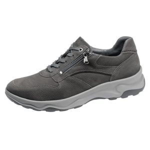 Pantofi barbati gri casual piele naturala cu talpa groasa Waldlaufer 718006-407-052-H-Max-Gri