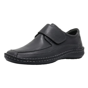 Pantofi barbati negru casual piele naturala cu talpa joasa Nicolis 203220-Negru