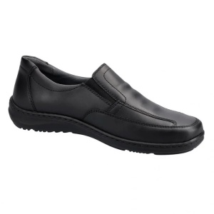 Pantofi barbati negru casual piele naturala cu talpa joasa Waldlaufer 478502-174-001-Herwig-Negru