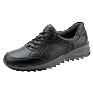 Pantofi barbati negru casual piele naturala de caprioara cu talpa groasa Waldlaufer 388005-199-001-Helle-Negru