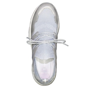 Pantofi dama gri sport textil cu platforma Marco Tozzi 2-23782-22-250-Gri