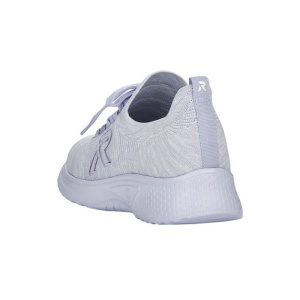Pantofi dama mov sport textil cu talpa joasa Rieker 40701-30-Mov