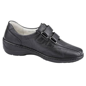 Pantofi dama negru casual piele naturala cu talpa joasa Waldlaufer 607302-172-001-Kya-Negru