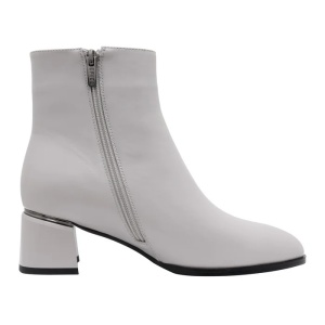 Botine dama gri elegante piele naturala cu toc Epica K3K350033A-50-N-Gri