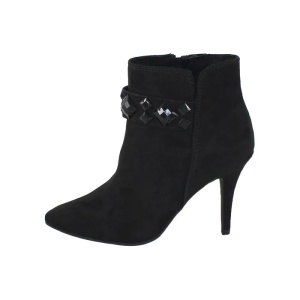 Botine dama negru elegante din material textil cu toc Marco Tozzi 2-25329-27-001-Negru