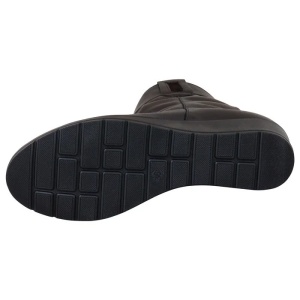 Cizme dama maro casual piele naturala imblanite scurte cu platforma Nicolis 151856-Maro