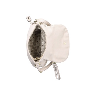 Geanta dama bej casual piele ecologica crossbody si de umar cu bareta reglabila Rieker H1117-80-Bej