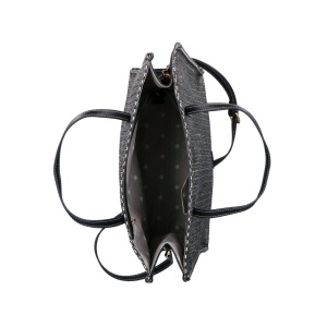 Geanta dama negru casual material sintetic de umar cu bareta reglabila si detasabila Rieker H1074-92-Negru