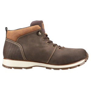 Ghete barbati maro casual piele ecologica impermeabile cu talpa joasa Rieker F5730-25-Maro
