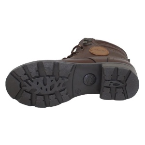 Ghete dama maro casual piele naturala imblanite cu toc Nicolis 40025-Maro