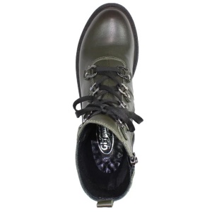 Ghete dama verde casual piele naturala cu toc Gitanos H19K3102-Verde