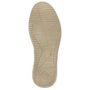 Pantofi barbati bej casual piele naturala perforati cu talpa joasa Rieker 10453-60-Bej