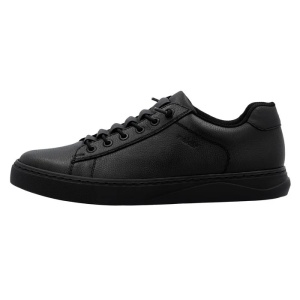 Pantofi barbati, negru, casual, piele naturala, cu talpa joasa, Rieker B9956-00-Negru
