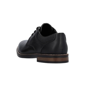 Pantofi barbati negru casual piele naturala cu toc Rieker 13510-00-Negru