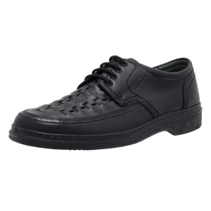 Pantofi barbati negru casual piele naturala perforati cu talpa joasa Otter OT27823V-01-N-Negru