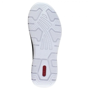 Pantofi barbati negru casual sintetic cu talpa joasa Rieker B8752-42-Negru