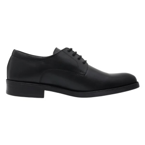 Pantofi barbati negru eleganti piele naturala cu toc BND-121-S-Negru
