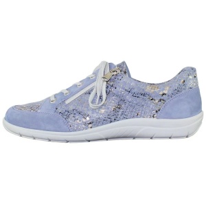 Pantofi dama, albastru, casual, piele naturala, cu talpa joasa, Semler 36-298-4-Albastru