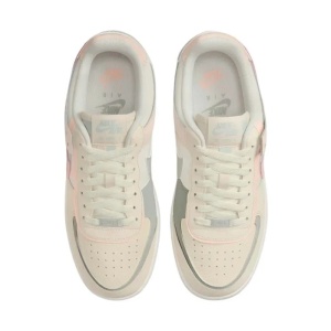 Pantofi dama bej sport piele naturala cu talpa groasa Nike W Air Force 1 Shadow DZ1847-105-Bej