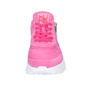 Pantofi dama fuchsia sport piele intoarsa cu talpa groasa Waldlaufer 993003-195-233-H-Ajala-Fuchsia