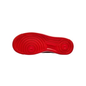 Pantofi dama rosu sport piele naturala cu talpa groasa Nike Air Force 1 BG HV5165-121-Rosu