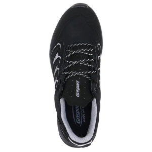 Pantofi negru sport textil impermeabili cu talpa groasa Grisport 847101-14721R4G-Negru