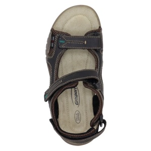 Sandale barbati maro sport piele naturala cu talpa joasa Grisport 873039-81563BV1-Maro