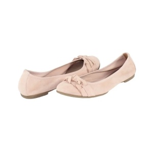 Balerini dama, roz, casual, piele intoarsa, cu talpa joasa, s.Oliver 5-22106-24-Roz