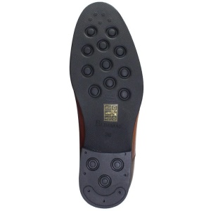 Cizme barbati maro elegante piele naturala scurte cu toc Eldemas F5007-810-Maro