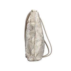 Geanta dama bej casual piele ecologica crossbody si de umar cu bareta reglabila Rieker H1032-90-Bej
