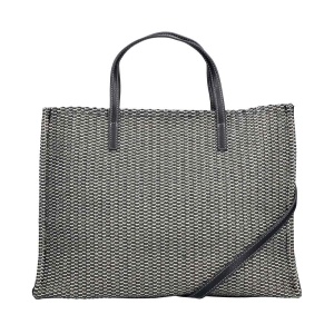 Geanta dama negru casual material sintetic de umar cu bareta reglabila si detasabila Rieker H1074-92-Negru